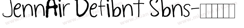 JennAir Defiant Sans字体转换